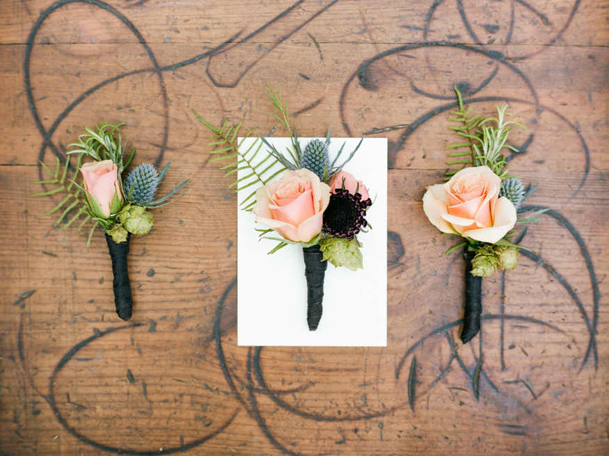 Boutonnières and flowers by Nancy Bishop