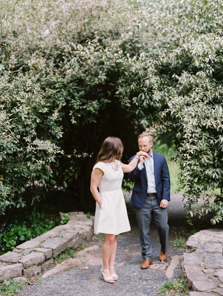 Mary Dougherty Photography |  Engagement Photo in Atlanta at Cator Woolford Garden Estate