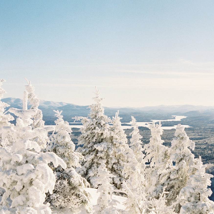 winter at the top of St.Regis adirondack mountains | mary dougherty