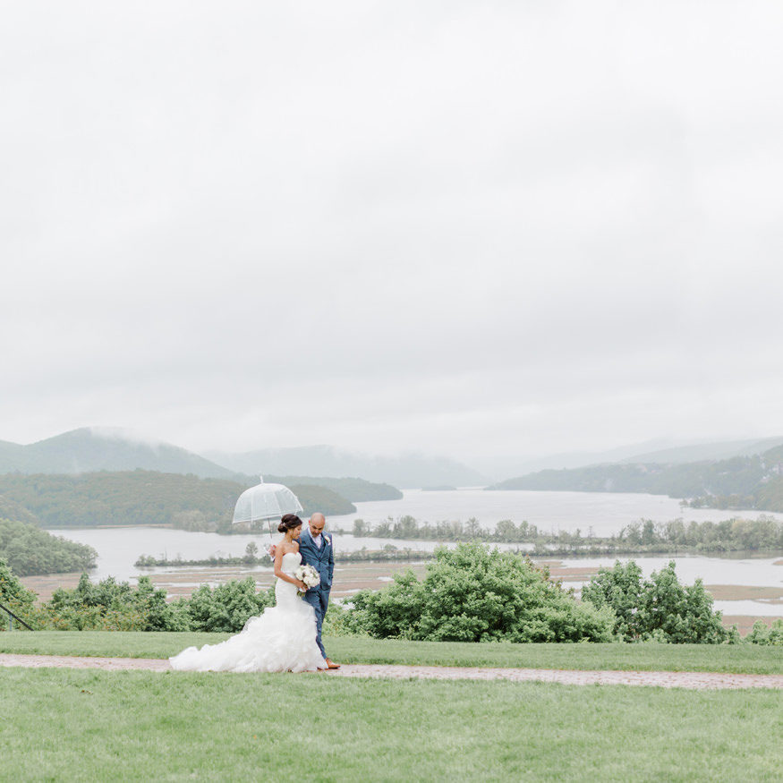 Rainy Wedding Day in the Hudson Valley