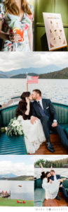 wedding details and boat ride at Lake Placid Lodge Mary Dougherty