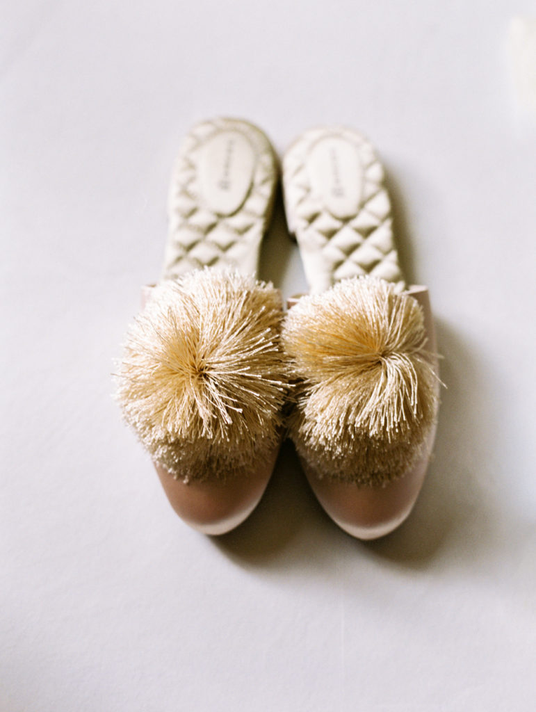 Birdies slippers worn on wedding day | Mary Dougherty