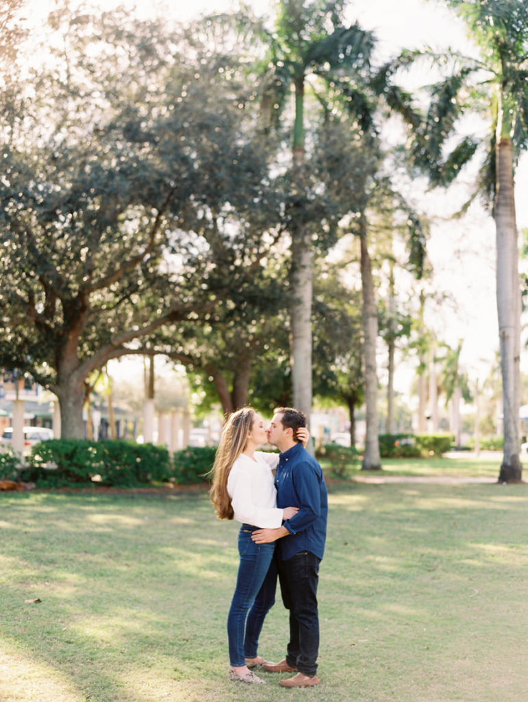 cornell art museum grounds delray beach florida couple kissing