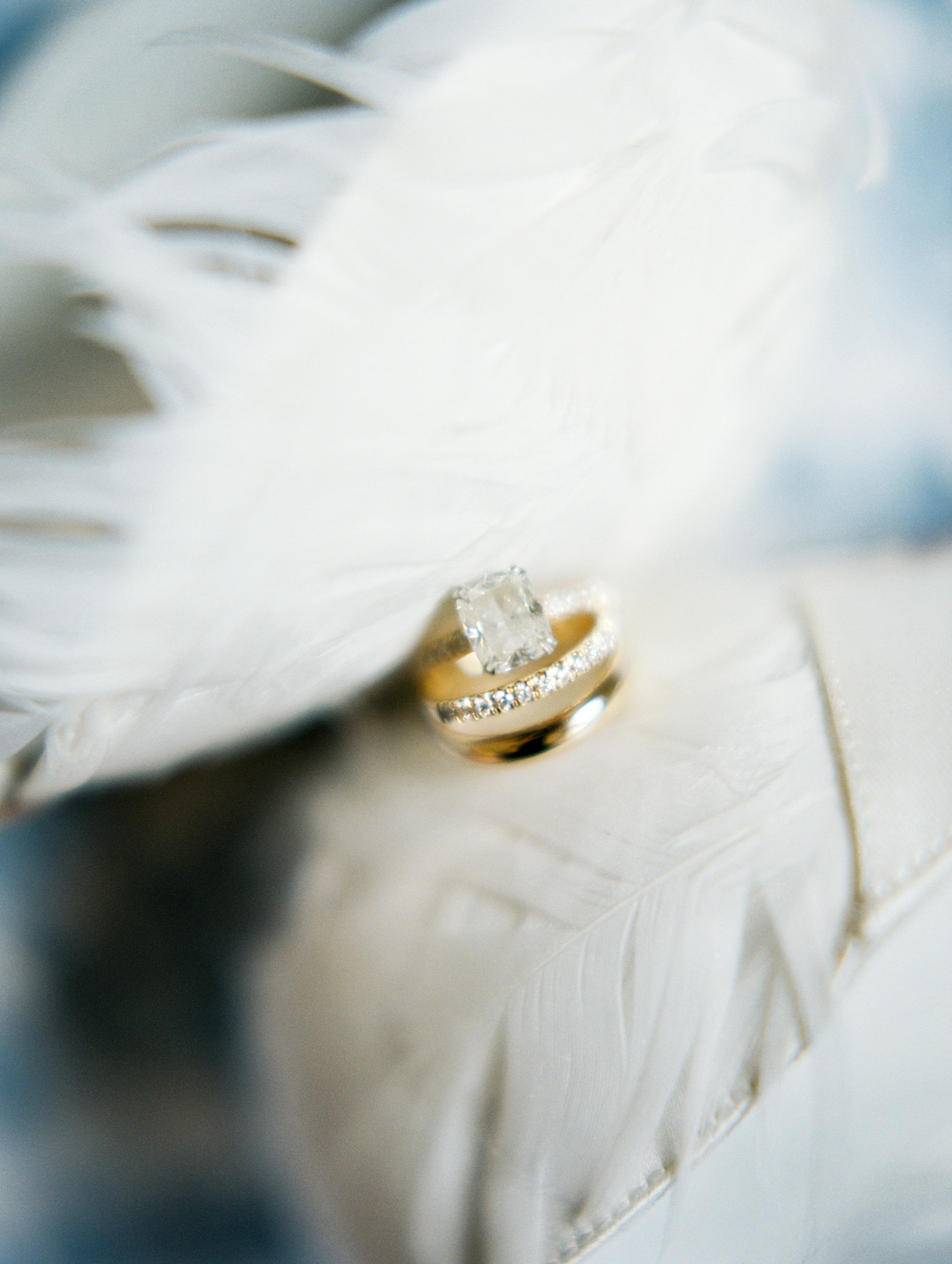 Wedding Rings photographed with shoes from Something Bleu | Mary Dougherty
