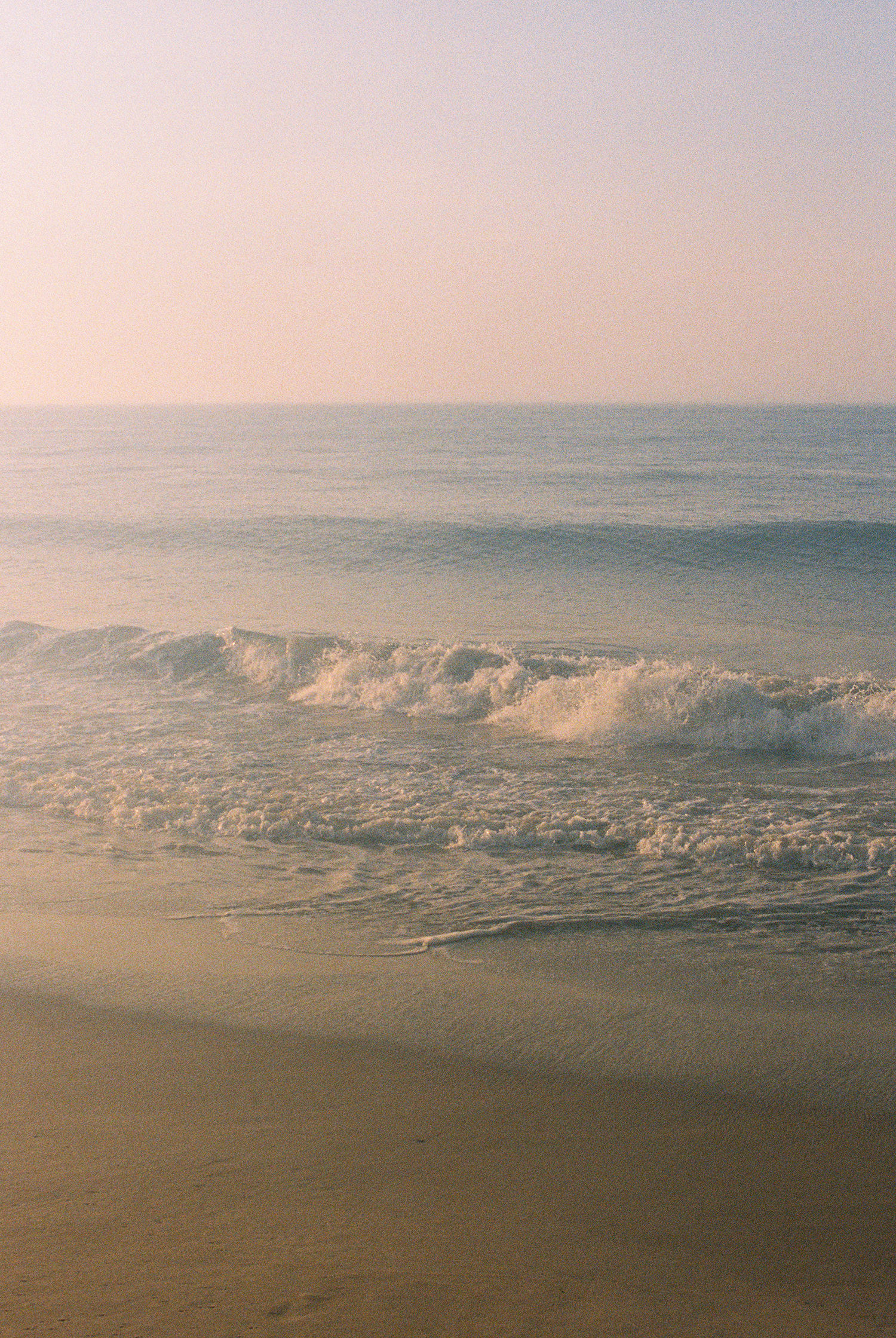 sunrise wave on film at Cape May