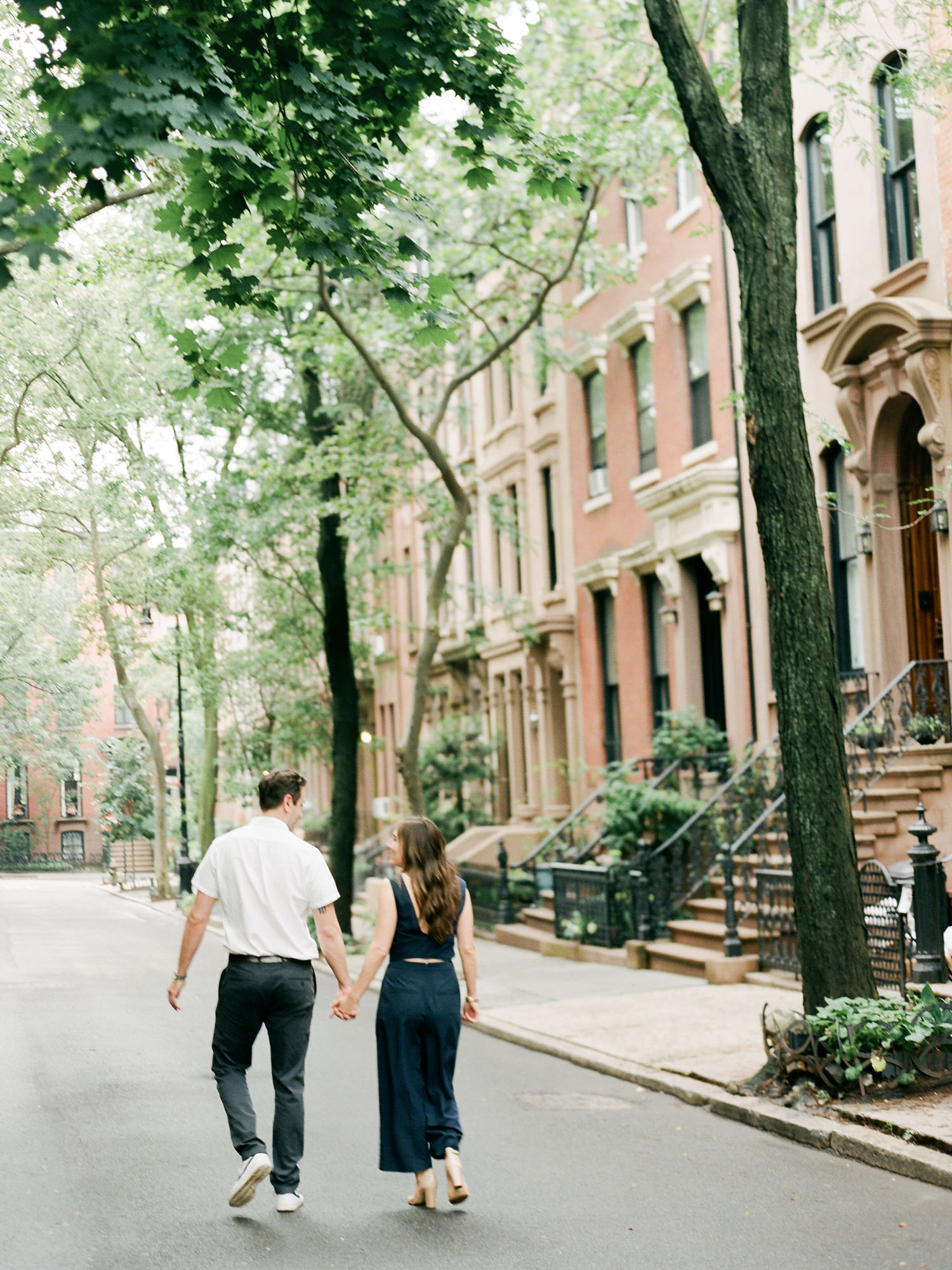 Brooklyn Heights New York neighborhood with historic brownstones and quiet streets