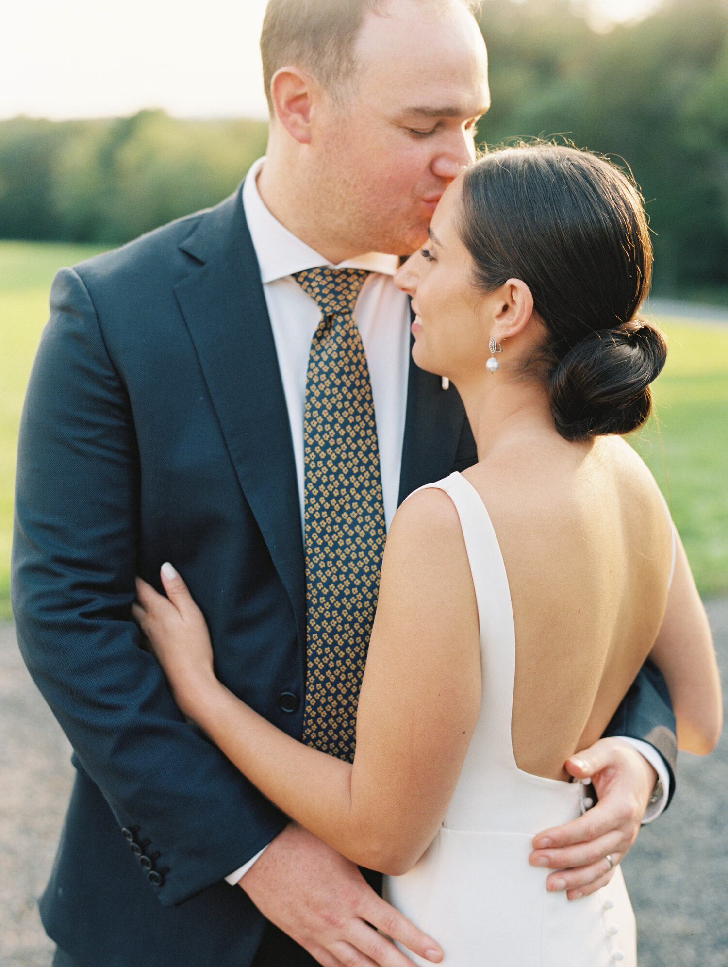 Modern Minimal Wedding day at Gather Greene photographed on film by Mary Dougherty